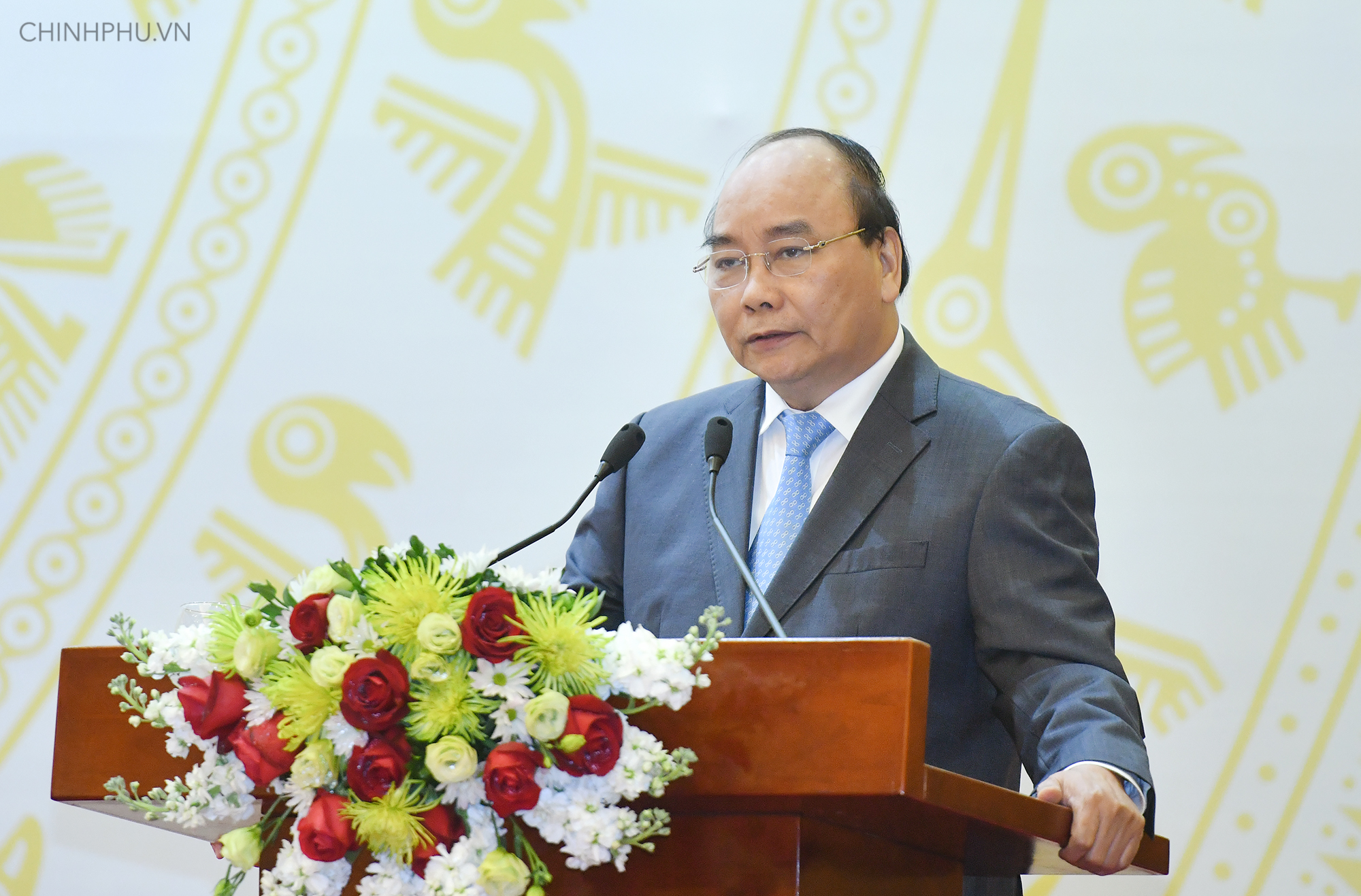 Prime Minister Nguyen Xuan Phuc at the conference (Photo: VGP / Quang Hieu)