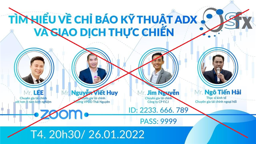 Hình ảnh quảng cáo trên sàn SFX