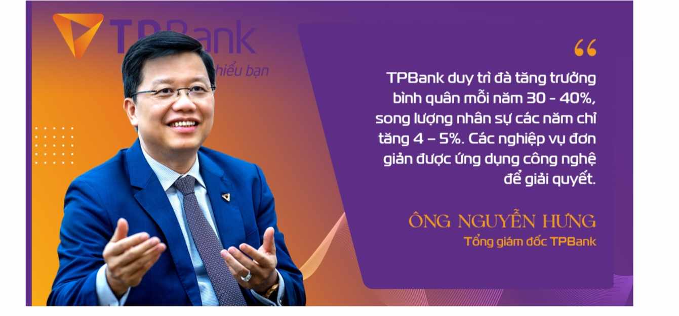 Ông Nguyễn Hưng - Tổng Giám đốc TPBank chia sẻ về hệ thống công nghệ