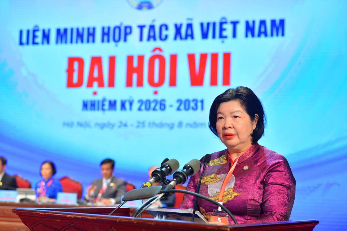 Chủ tịch Liên minh HTX Việt Nam Cao Xuân Thu Vân