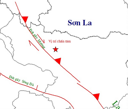 Động đất ở Sơn La