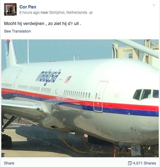Hình ảnh cuối cùng máy bay xấu số MH17 của Malaysia Airlines