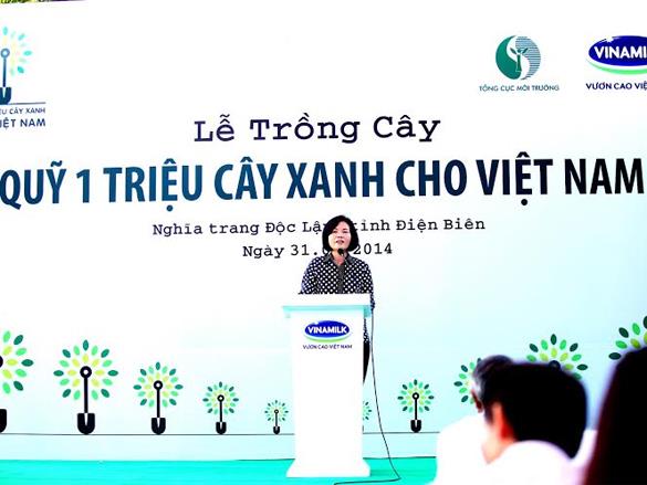 “Quỹ 1 triệu cây xanh” của Vinamilk đến Điện Biên