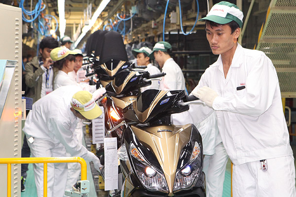 Cận cảnh nhà máy xe máy mới Honda Việt Nam