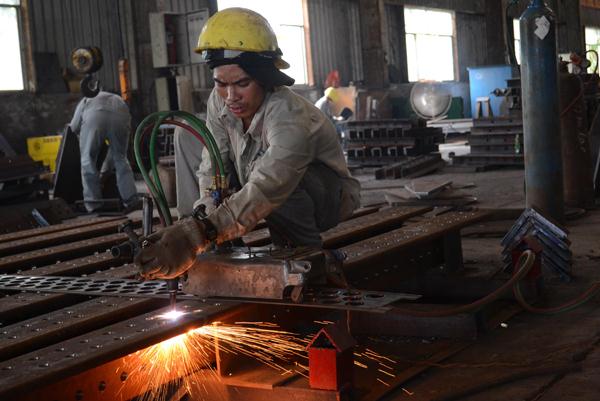 Cầu Vàm Cống được doanh nghiệp Việt cung cấp dầm thép