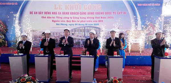 Chính thức khởi công dự án Xây dựng nhà ga hành khách – Cảng HKQT Cát Bi
