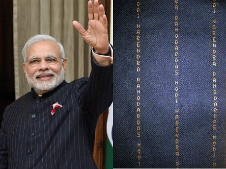 Lễ phục đón ông Obama của Thủ tướng Ấn Độ được trả gần 700.000 USD