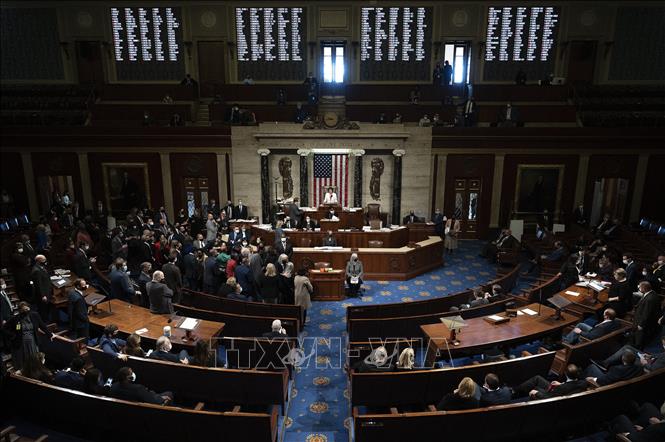 Toàn cảnh một phiên họp của Hạ viện Mỹ ở Washington, DC.. Ảnh tư liệu: AFP/TTXVN