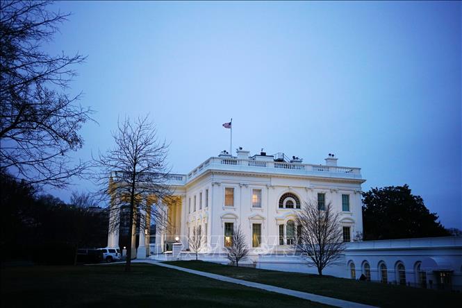Nhà Trắng tại thủ đô Washington, DC, Mỹ. Ảnh: AFP/ TTXVN