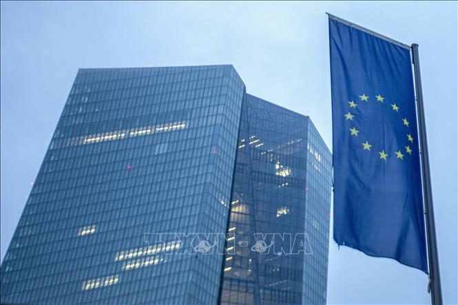 Trụ sở ngân hàng Trung ương châu Âu ở Frankfurt am Main, Đức. Ảnh: AFP/TTXVN