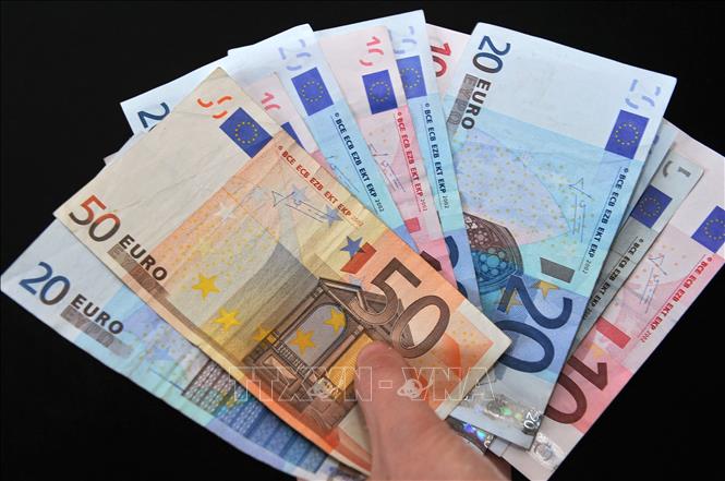 Đồng euro tại một cửa hàng ở Lille, Pháp. Ảnh minh họa: AFP/TTXVN