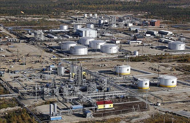 Nhà máy lọc dầu Rosneft ở thị trấn Gubkinsky, vùng Siberia thuộc Nga. Ảnh: AFP/TTXVN
