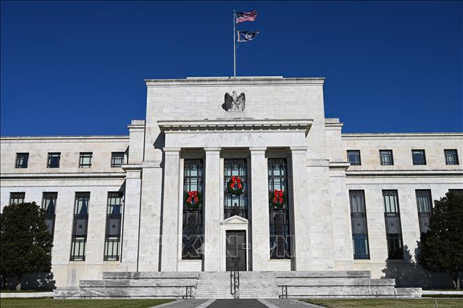 Trụ sở ngân hàng Dự trữ liên bang Mỹ (FED) tại Washington, D.C. Ảnh: AFP/TTXVN