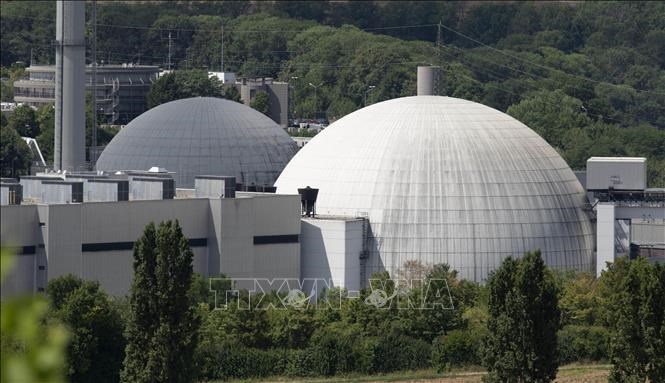 Nhà máy điện hạt nhân Neckarwestheim ở miền Nam Đức ngày 26/7/2022. Ảnh: AFP/TTXVN