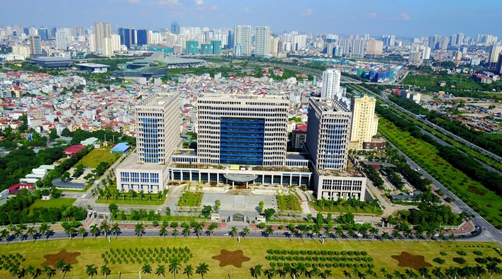 Trụ sở mới của Bộ Ngoại giao tại phường Mễ Trì (quận Nam Từ Liêm, Hà Nội)