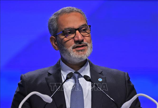 Tổng Thư ký Tổ chức các nước sản xuất dầu (OPEC), ông Haitham Al Ghais phát. Ảnh: AFP/TTXVN