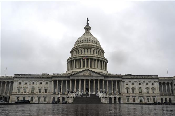 Tòa nhà Quốc hội Mỹ ở Washington, DC. Ảnh: AFP/TTXVN
