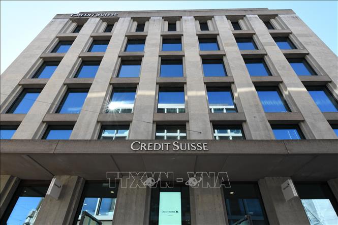 Chi nhánh ngân hàng Credit Suisse ở Geneva, Thụy Sĩ. Ảnh: THX/TTXVN