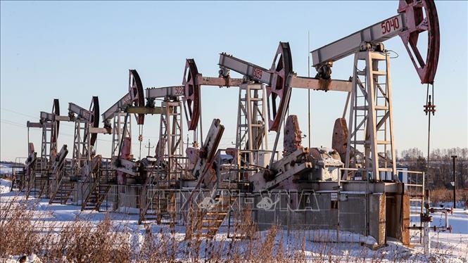  Chú thích ảnh Một cơ sở khai thác dầu của Nga. Ảnh: TASS/TTXVN