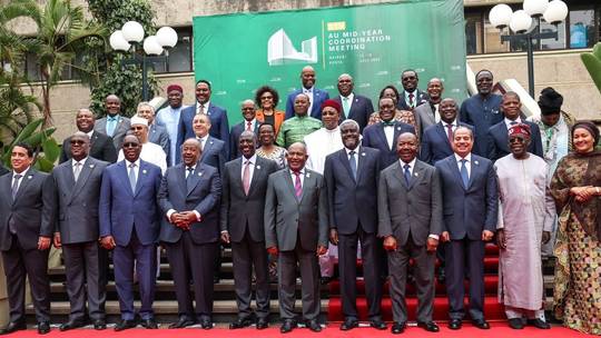 Các nhà lãnh đạo Liên minh châu Phi tại một cuộc họp ở Nairobi, Kenya. Ảnh: Getty Images