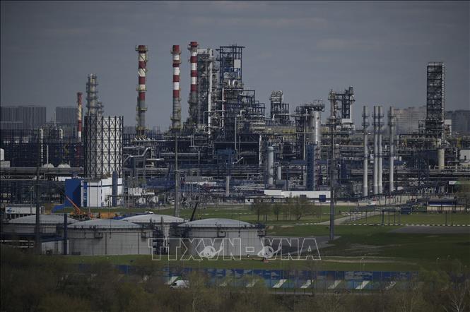 Cơ sở lọc dầu của Tập đoàn Gazprom ở ngoại ô Moskva, Nga. Ảnh: AFP/TTXVN