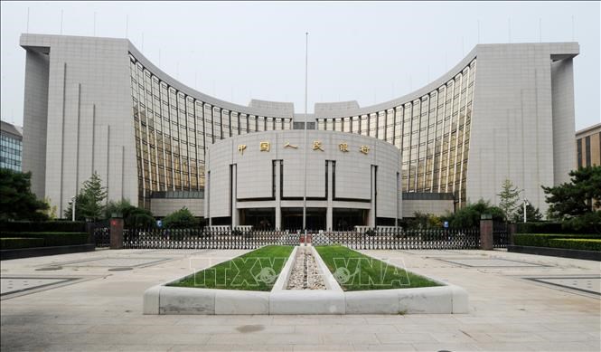 Trụ sở ngân hàng Trung ương Trung Quốc (PBoC) tại Bắc Kinh. Ảnh: AFP/TTXVN