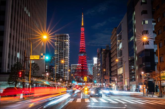 Tháp Tokyo, biểu tượng của thủ đô Nhật Bản. Ảnh minh họa: AFP/TTXVN
