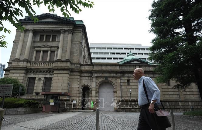 Trụ sở ngân hàng trung ương Nhật Bản tại thủ đô Tokyo. Ảnh: AFP/TTXVN