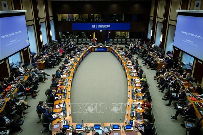 Hội nghị không chính thức Bộ trưởng Năng lượng Liên minh châu Âu diễn ra trong hai ngày 15 - 16/4/2024. Ảnh: TTXVN phát