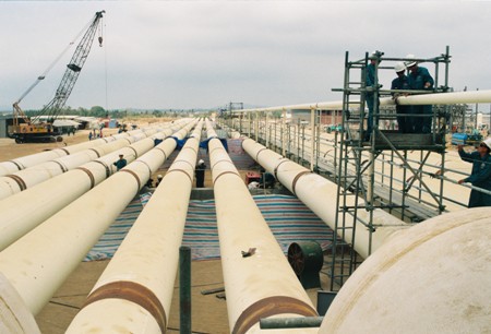 Dự án Đường ống dẫn khí Lô B - Ô Môn có hệ thống đường ống dẫn khí trên biển, trên bờ dài khoảng 431 km