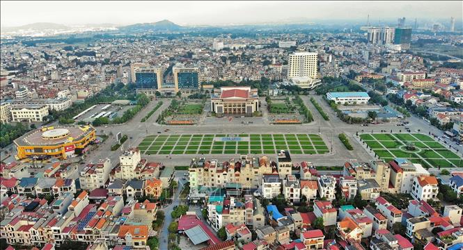 Quảng trường trung tâm thành phố Bắc Giang