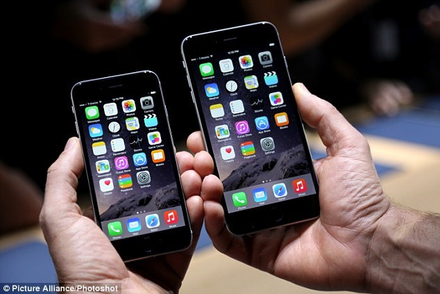 Hai mẫu iPhone 6 và 6 Plus. Nguồn: PA