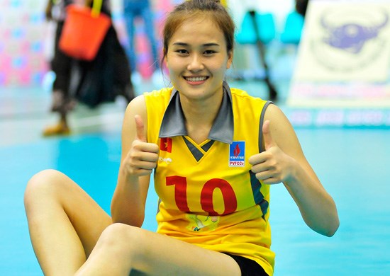 Vận động viên Nguyễn Linh Chi giành danh hiệu Hoa khôi VTV Cup 2015