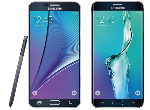 Samsung Galaxy Note 5 và S6 edge Plus có kích thước tương đương nhau