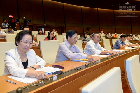 Quốc hội thông qua dự thảo Luật Kế toán (sửa đổi) với 391/392 đại biểu tán thành