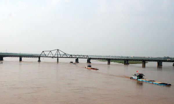 Sông Hồng đoạn chảy qua Hà Nội. Ảnh minh hoạ. Nguồn: Internet