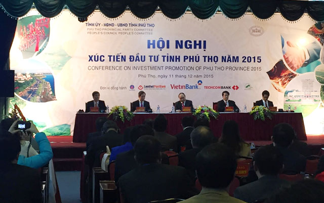 Hội nghị Xúc tiến đầu tư tỉnh Phú Thọ năm 2015 vừa diễn ra