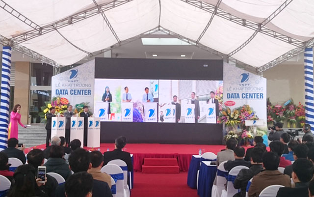  Lễ khai trương 2 Trung tâm dữ liệu tại Khu công nghiệp Nam Thăng Long - Hà Nội của VNPT VinaPhone