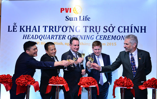 PVI Sun Life vừa chính thức khai trương Trụ sở chính mới tại Tầng 29 và 30, Tòa nhà Vietcombank, số 05 Công trường Mê Linh, P. Bến Nghé, Quận 1, TP.HCM