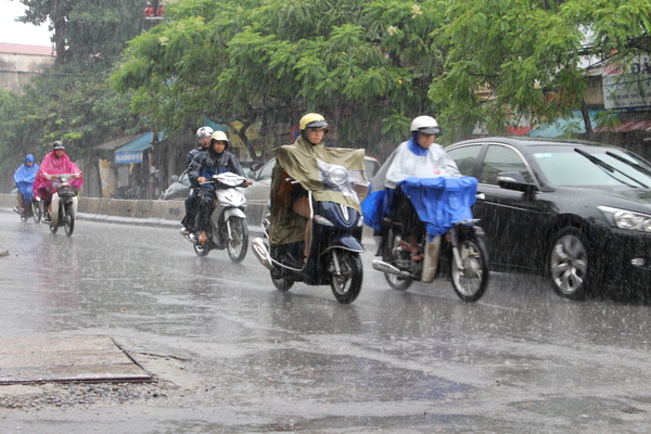 Dự báo mưa sẽ tiếp diễn tại Hà Nội trong ngày hôm nay (28/1)