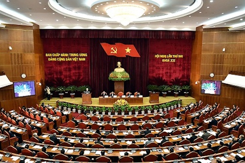  Hội nghị Trung ương Đảng lần thứ hai sẽ làm việc đến ngày 12/3. Ảnh: VGP