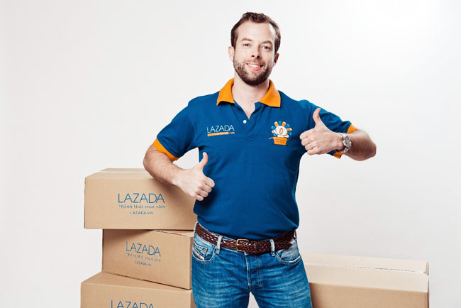 Lazada đang chú trọng đẩy mạnh dịch vụ giao hàng miễn phí và giao hàng nhanh