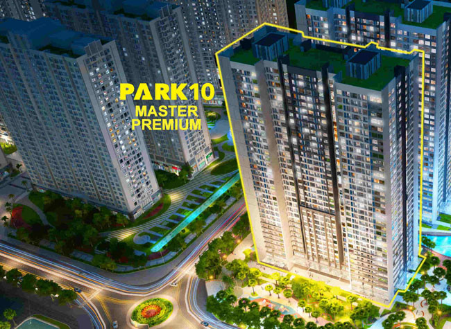Tòa Park 10 có vị thế đắc địa tại trung tâm của khu đô thị Times City, đáp ứng ưu việt cho cuộc sống của cư dân, đúng như tên gọi “Master Premium”