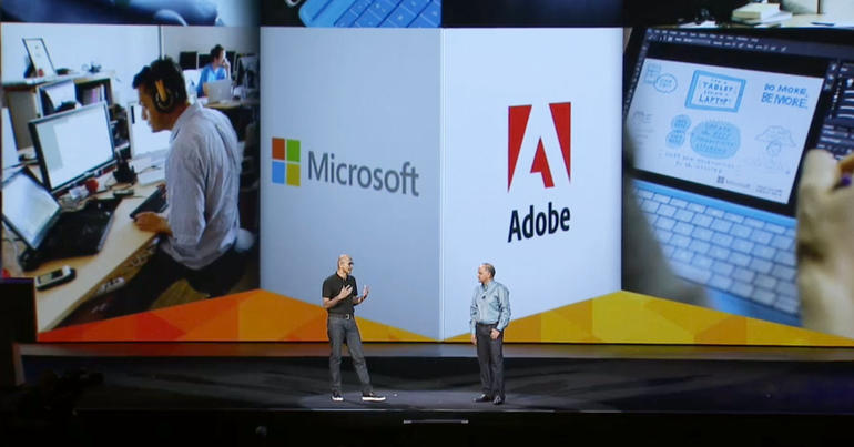 Microsoft và Adobe từng có thời gian hợp tác rất chặt chẽ