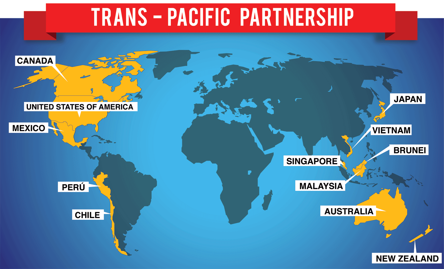 12 nước thành viên TPP