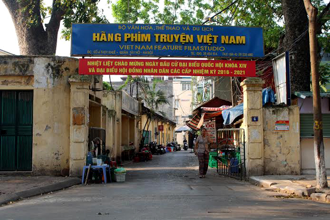 Hãng phim truyện Việt Nam trong thời gian đang chời giải quyết xong thủ tục cổ phần hoá. Ảnh: ĐH