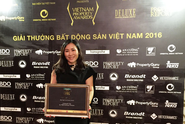 Đại diện TNR Holdings Việt Nam tại Lễ trao giải