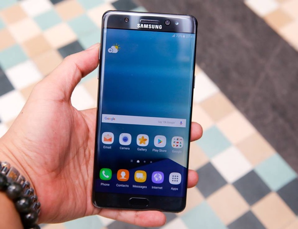 Samsung Galaxy Note 7 được cho là có thiết kế không đột phá - Ảnh: H.Đ