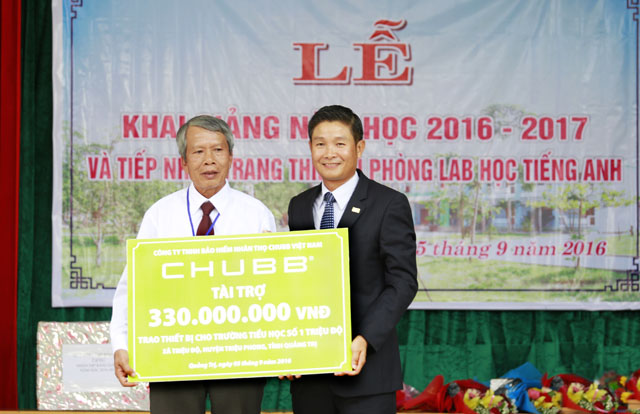 Tham gia đóng góp vào các hoạt động xã hội cũng là một trong những ưu tiên hàng đầu trong hoạt động của Chubb Life Việt Nam