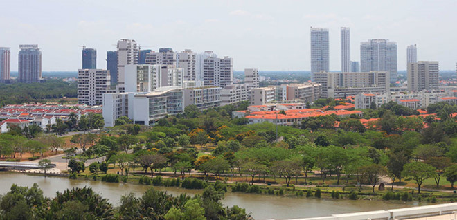 bất động sản khu Nam Sài Gòn đang gặp khó do ảnh hưởng của mùi hôi thối